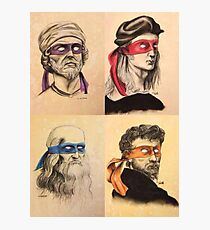 TMNT as Real Masters Photographic Print
