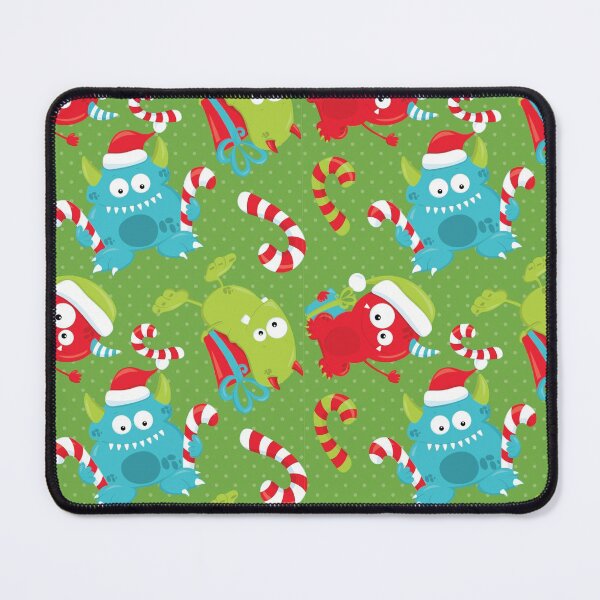 Item preview, Christmas monsters - winter holidays seamless pattern designed and sold by Kidzz.