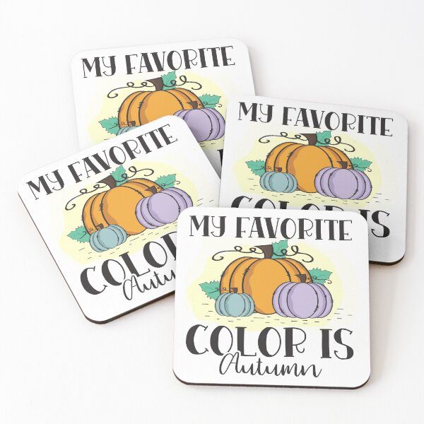 Item preview, My Favorite Color Is Autumn  Watercolor Design - Trendy Pumpkin Fall Design for Fall Lovers & Thanksgiving designed and sold by Prince - Bestseller ★★★★★.