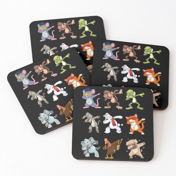Item preview, Funny Design Dabbing Animals Elephant Monkey Frog designed and sold by Colator.