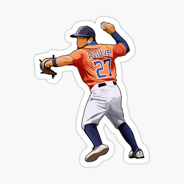 Jose Altuve #27 Sticker by RoadKing90