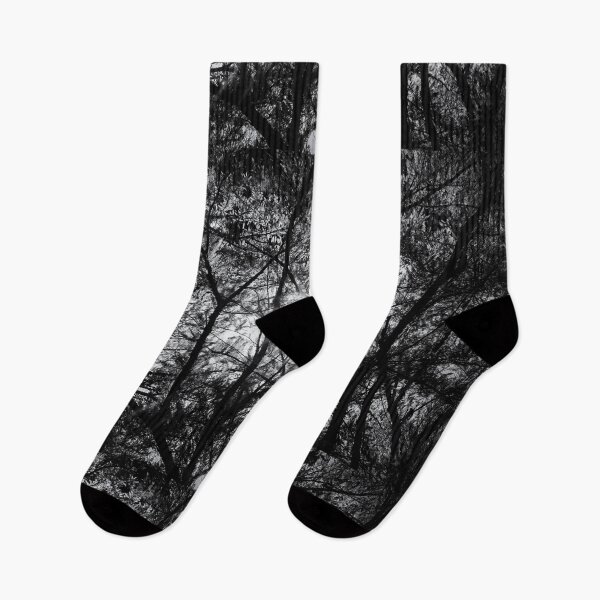 Item preview, Sunshine through Tree Branches in Black and White designed and sold by Andreea Eva Herczegh.