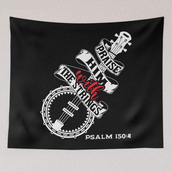 Item preview, Praise Him With The Strings Banjo Player Bluegrass designed and sold by HansWerne.