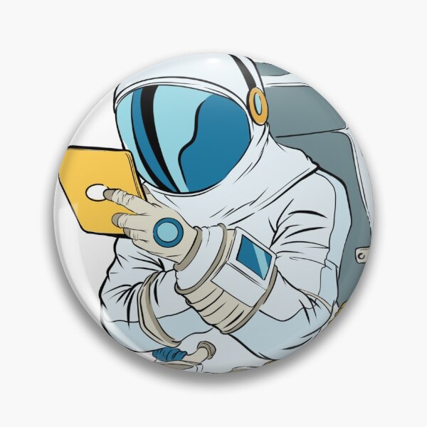 Item preview, Cartoon Reading Astronaut designed and sold by LAZZYART.