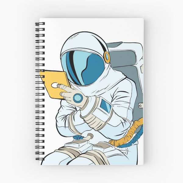Item preview, Cartoon Reading Astronaut designed and sold by LAZZYART.