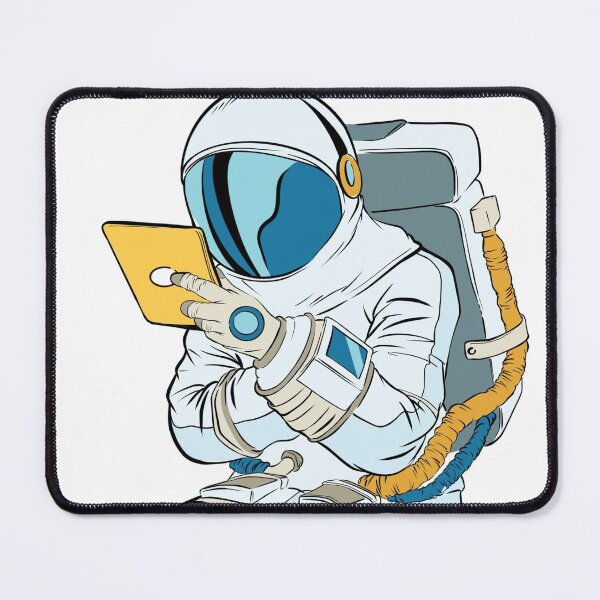 Item preview, Cartoon Reading Astronaut designed and sold by LAZZYART.
