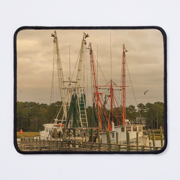 Item preview, Shrimping Boat 22 22 designed and sold by KensLensDesigns.