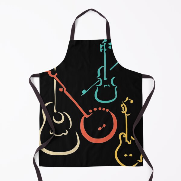 Item preview, Retro bluegrass guitars banjos fiddles mandolins designed and sold by HansWerne.