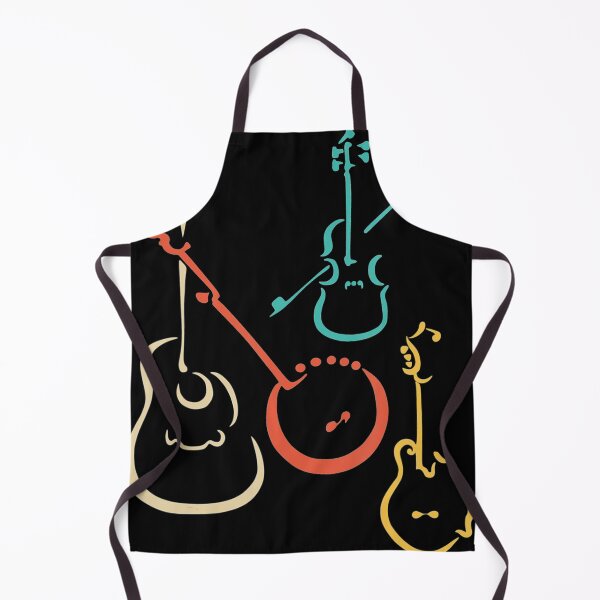 Item preview, Retro bluegrass guitars banjos fiddles mandolins designed and sold by HansWerne.