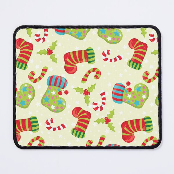 Item preview, Christmas stockings and sweets - winter holidays seamless pattern designed and sold by Kidzz.