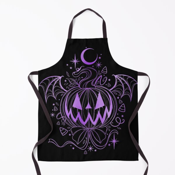 Aperçu de l'œuvre Halloween effrayant citrouille volante créée et vendue par Texdoodles.