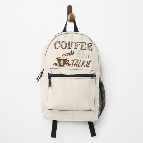 Item preview, Coffee then talkie - Funny coffee quotes - Coffee lovers gift for international coffee day designed and sold by Alice-Elgawi.