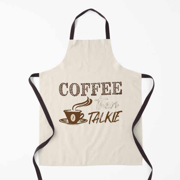 Item preview, Coffee then talkie - Funny coffee quotes - Coffee lovers gift for international coffee day designed and sold by Alice-Elgawi.