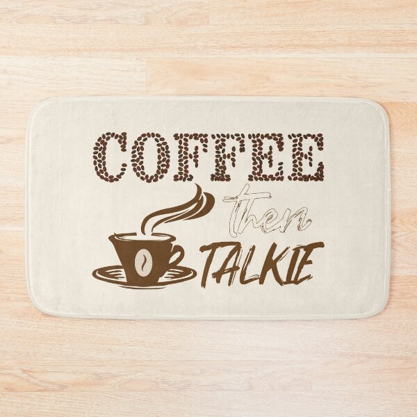Item preview, Coffee then talkie - Funny coffee quotes - Coffee lovers gift for international coffee day designed and sold by Alice-Elgawi.