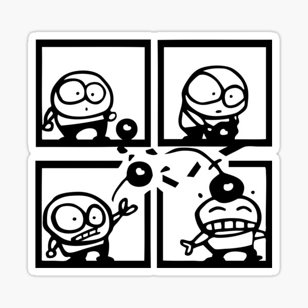 Petanque Jeu De Boules Darwin Evolution Sticker By Huggymauve Redbubble