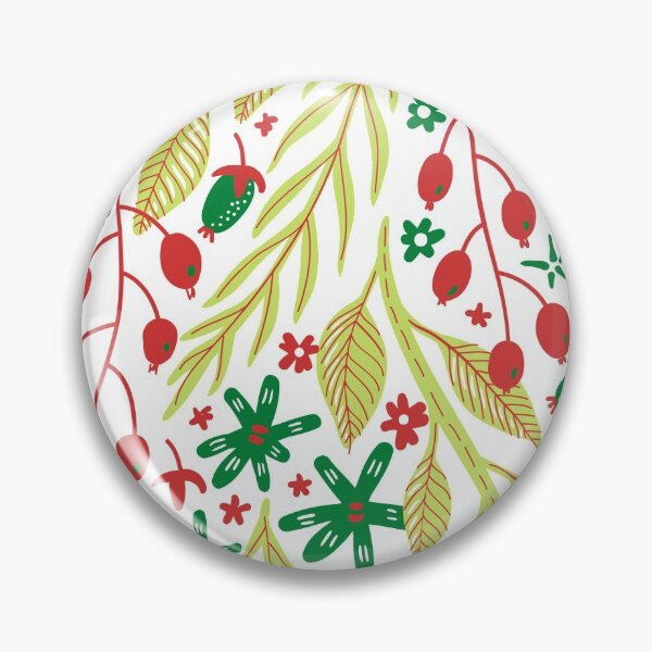 Item preview, Red cherry and green leaves pattern  designed and sold by Itsmepooh.