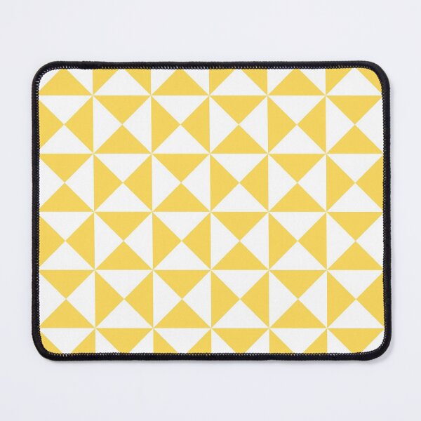 Item preview, Mustard Yellow Alternating Triangles Pattern designed and sold by rewstudio.