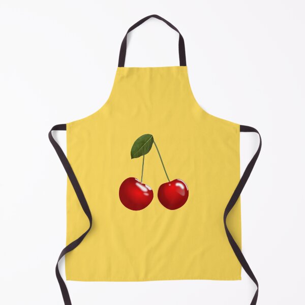 Item preview, Cherries On Mustard Yellow designed and sold by rewstudio.