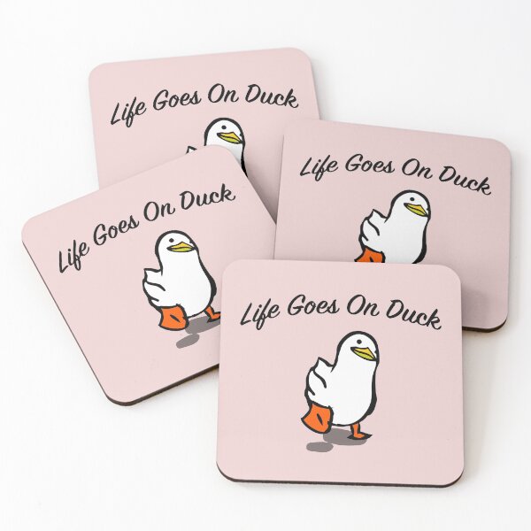 Item preview, Life goes on duck designed and sold by ajamshed.