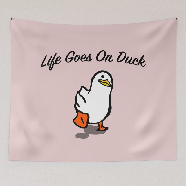 Item preview, Life goes on duck designed and sold by ajamshed.