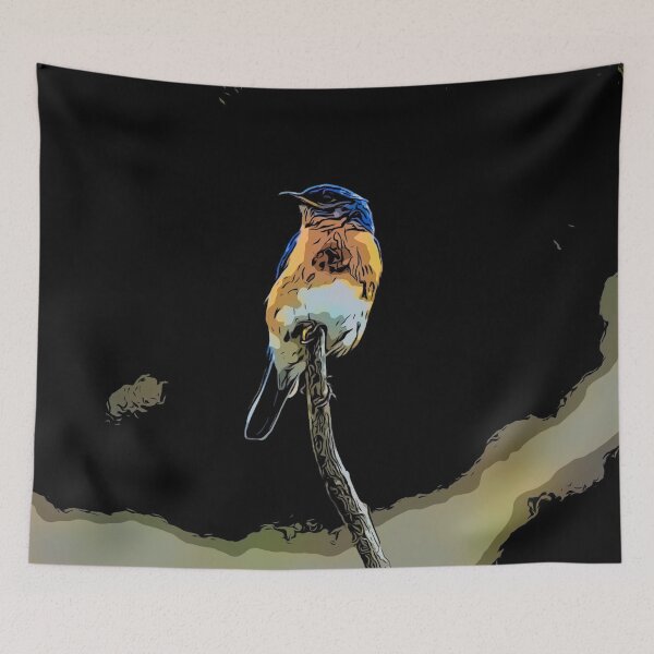 Artikelvorschau, Blue Bird Abstract Pop Art entworfen und verkauft von Zurickdesigns.