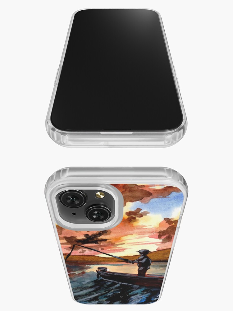 Fishing at Sunset | iPhone Case