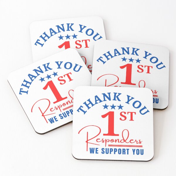 Item preview, Thank You First Responders We Support You. designed and sold by KARAKATE.