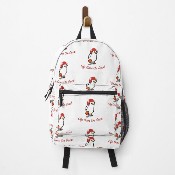 Item preview, Life goes on duck with helmet designed and sold by ajamshed.
