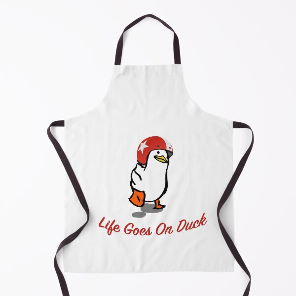 Item preview, Life goes on duck with helmet designed and sold by ajamshed.