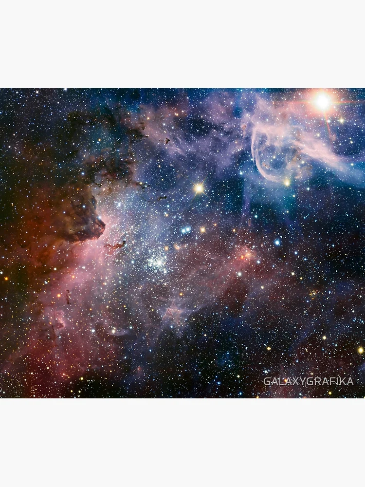 Fox Fur Nebula - Galaxy Stars Space Universe - Plastic Wall Decor