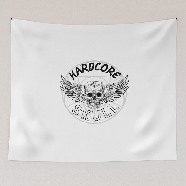 Item preview, Hardcore skull designed and sold by sakwarinart.