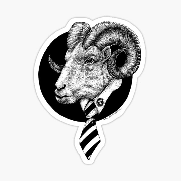 The Goat Father Sticker