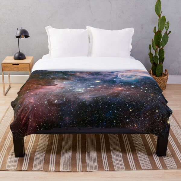 Galaxy - Nebula 01 Throw Blanket