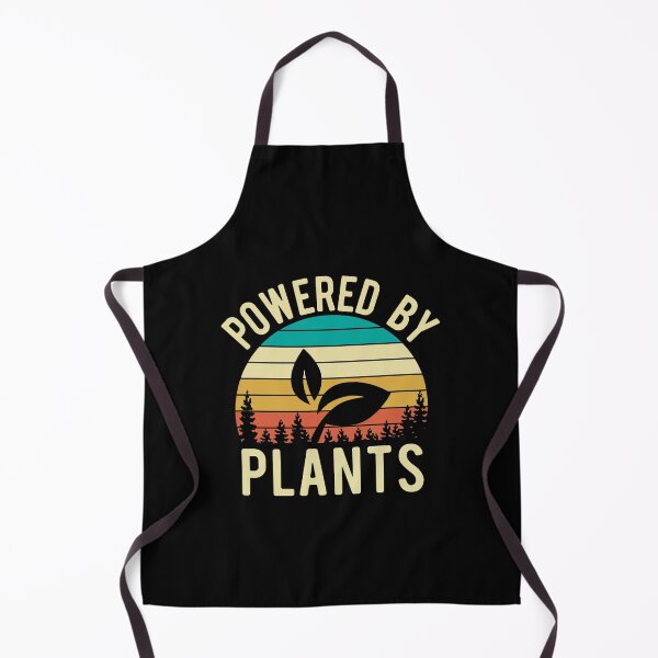 Vista previa del artículo con la obra «Vintage Sunset Powered By Plants Animal Lover Vicious Vegan», diseñado y vendido por siyaforshort.