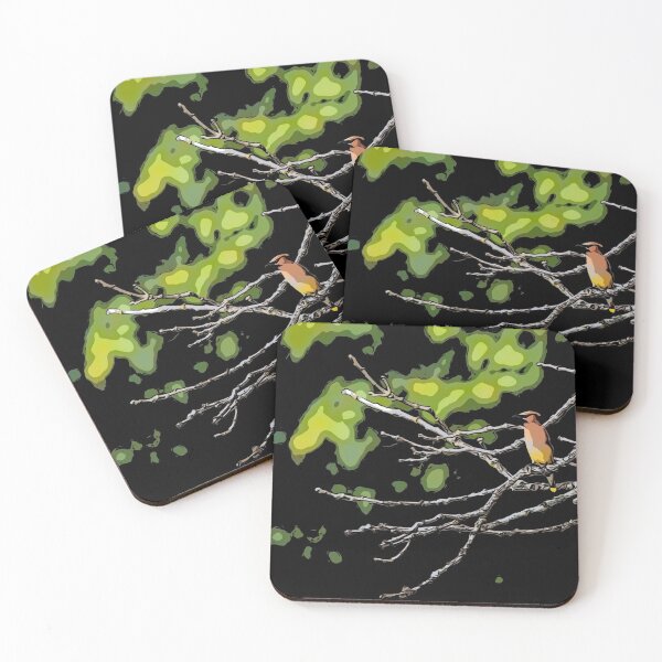 Item preview, Cedar Waxwing Digital Pop Art Painting designed and sold by Zurickdesigns.