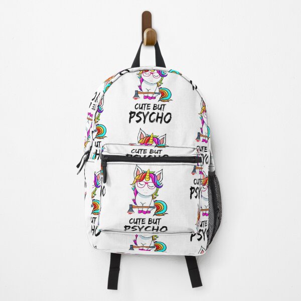 Item preview, Cute but psycho - funny quotes, funny unicorn designed and sold by Delandor.