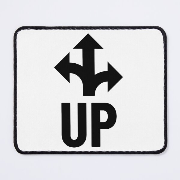Item preview, Up 1 Badge - Black Text designed and sold by LucidLounger.