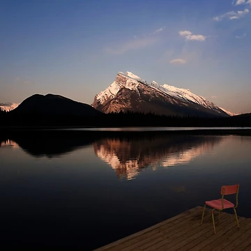 Artwork thumbnail, Mount Rundle At Sunset by Alex Preiss