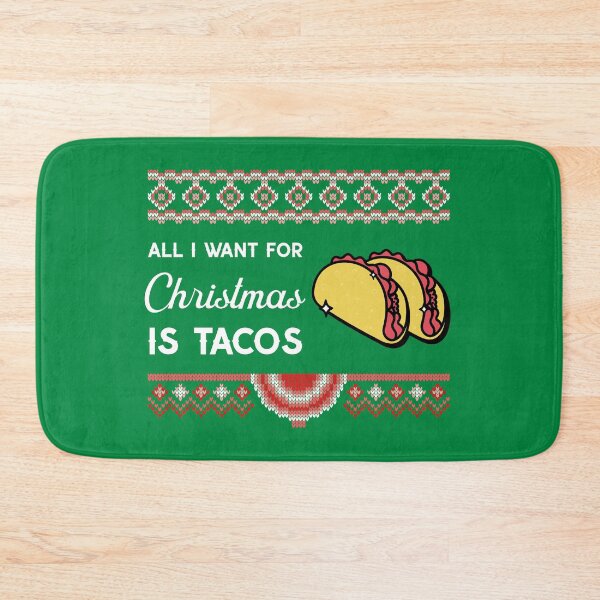 Item preview, All I Want For Christmas Is Tacos ugly designed and sold by Rad-State.