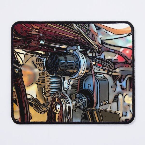 Item preview, Vintage Indian Motorcycle Pop Art designed and sold by LordSwanky.