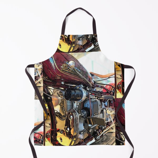 Artikelvorschau, Vintage indische Motorrad-Pop-Art entworfen und verkauft von LordSwanky.