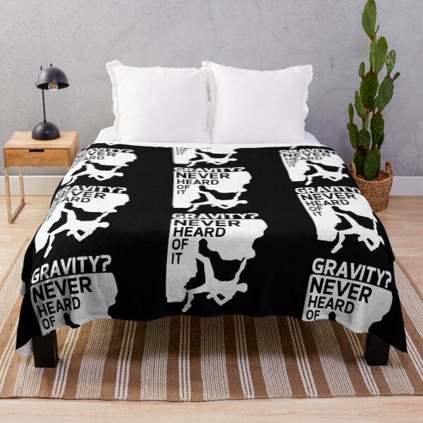 Artikelvorschau, Gravity Never heard of it Born to Climb, Mountain Hiking Rock Climbing Heartbeat Funny Art Design Happy Apparel Essential Inspiration Joy Mood Funny entworfen und verkauft von DesignByHeartUK.