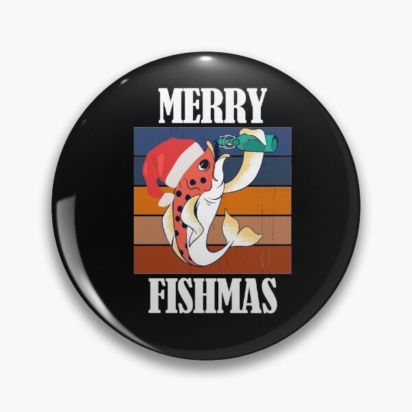 Item preview, Merry Fishmas Funny Fisherman Christmas designed and sold by Club7Studios.