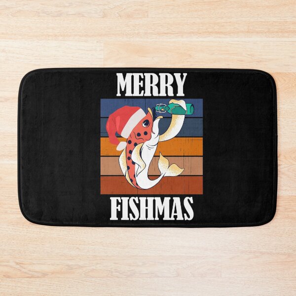 Item preview, Merry Fishmas Funny Fisherman Christmas designed and sold by Club7Studios.