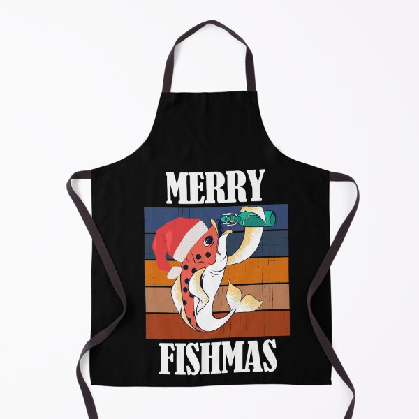 Item preview, Merry Fishmas Funny Fisherman Christmas designed and sold by Club7Studios.