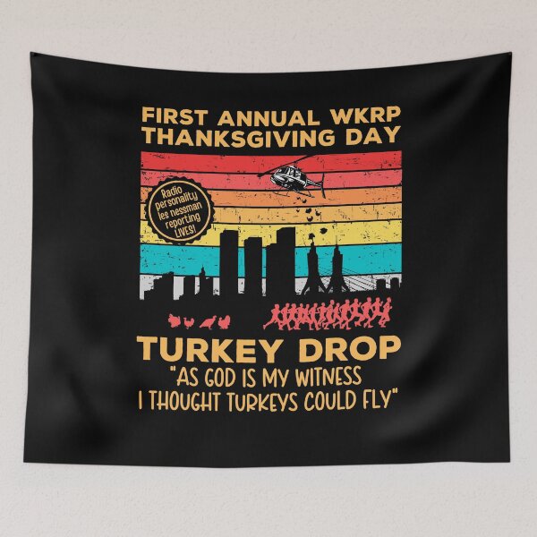 Item preview, First Annual Thanksgiving Day Turkey Drop - Vintage And Retro Style - Distressed designed and sold by ohmier.