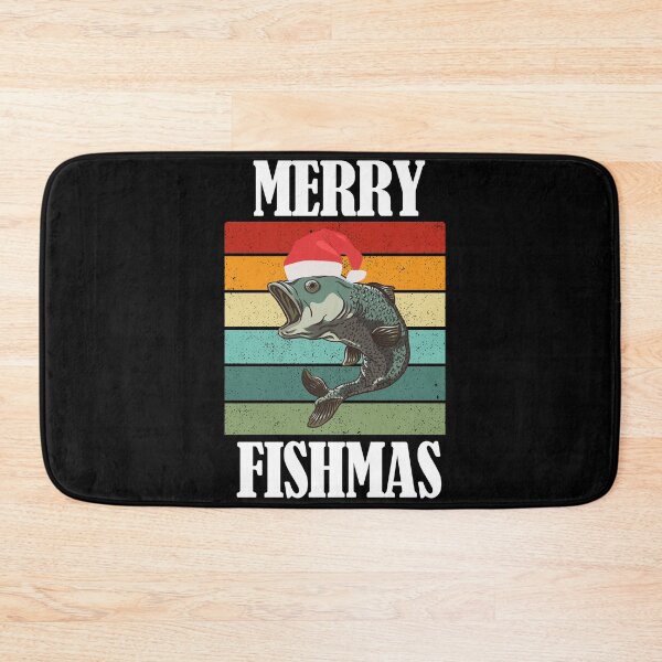 Item preview, Merry Fishmas Funny Fisherman Christmas designed and sold by Club7Studios.