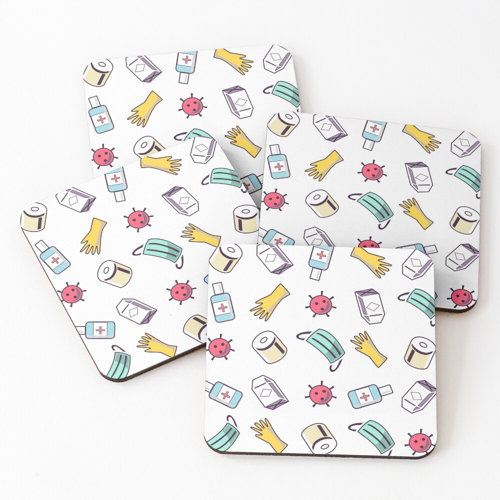 Item preview, Coasters (Set of 4) designed and sold by StripedFly.