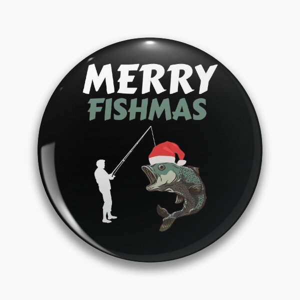 Item preview, Merry Fishmas Funny Fisherman Christmas designed and sold by Club7Studios.