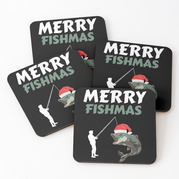 Item preview, Merry Fishmas Funny Fisherman Christmas designed and sold by Club7Studios.